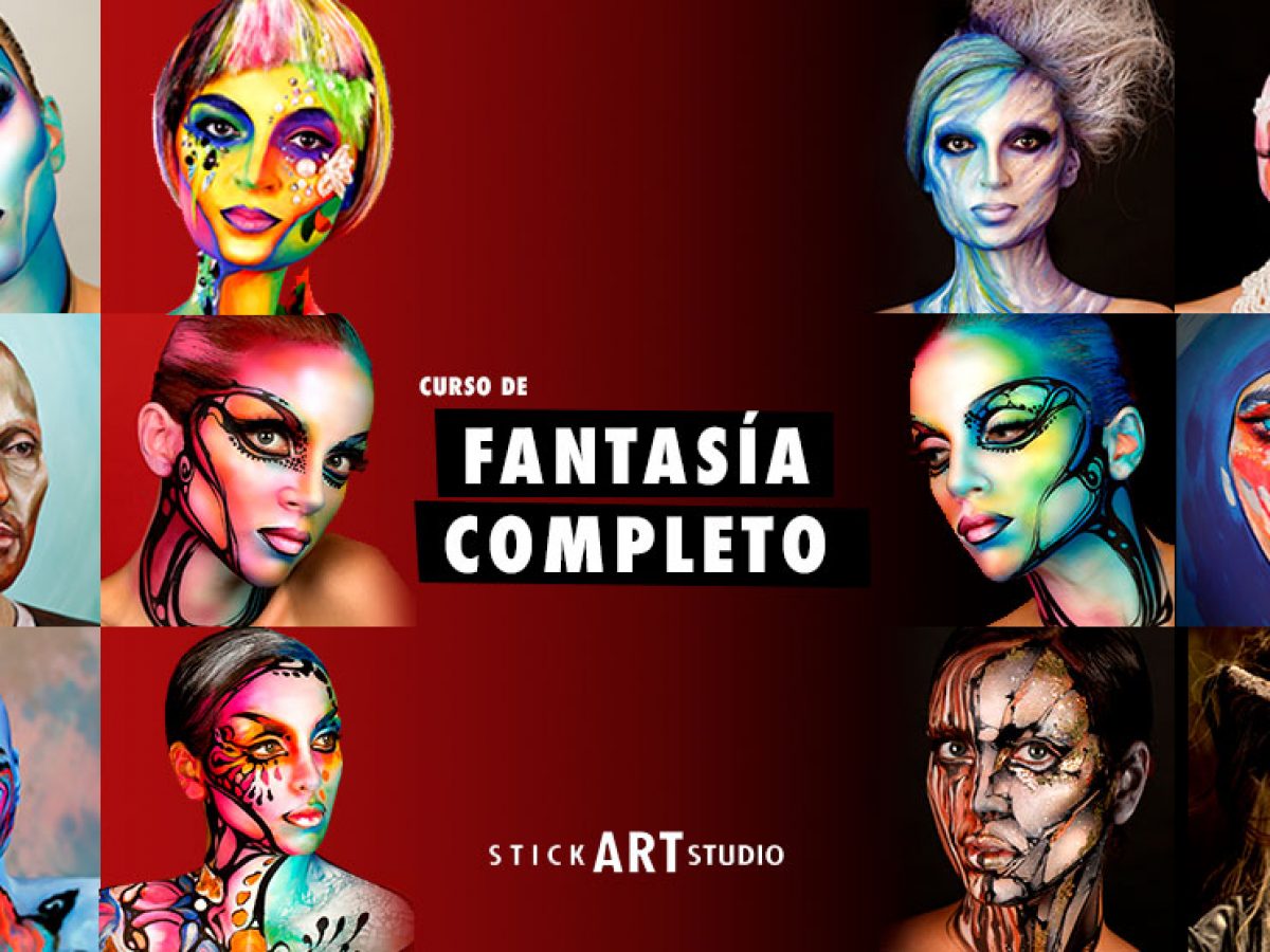 Curso completo de maquillaje de fantasía - STICKART STUDIO