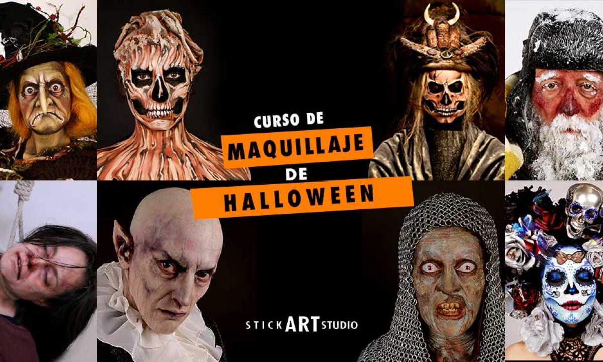 Curso Online Maquillaje Profesional Halloween - STICKART STUDIO